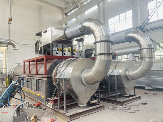 Mesin Pengering Lumpur Limbah Industri Rotary Dryer Di Industri Makanan