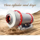 Pengolahan Bahan Kimia Rotary Sand Dryer, Pengering Drum Serbuk Gergaji Tiga Silinder