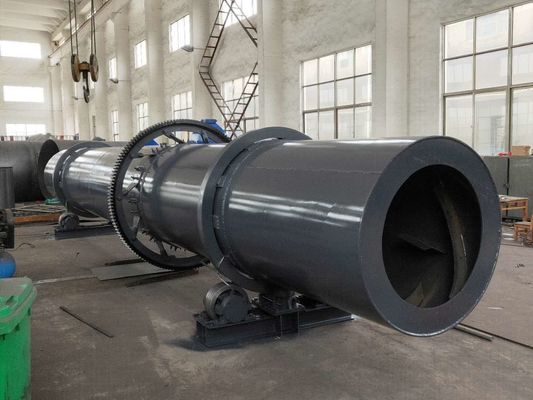 Pengering Lumpur Limbah Industri Rotary Kiln Dryer Untuk Metalurgi / Bahan Bangunan