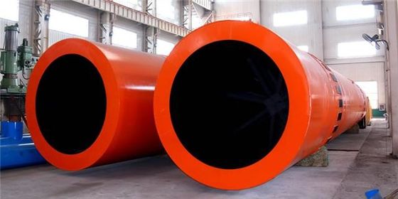 RD High Efficiency Industrial Rotary Drum Dryer 15kw -150kw Untuk Mesin Pengering Khusus