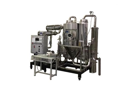 Food Spray Dryer Granulator 50kg/H Commercial Spray Dryer Untuk Susu Bubuk