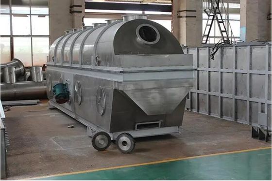 Vibrating Fluidized Bed Dryer Dimensi Industri Makanan Penghematan Energi Disesuaikan