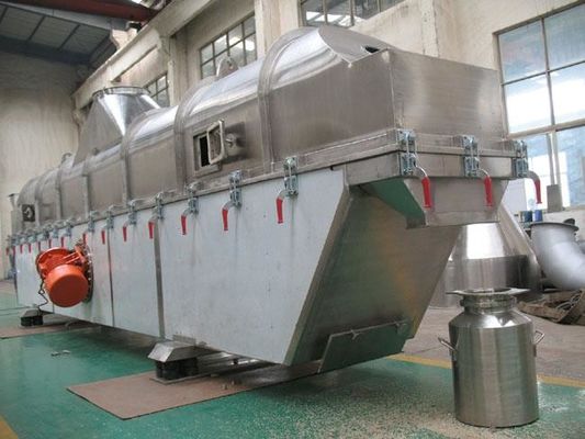 Vibrating Fluidized Bed Dryer Dimensi Industri Makanan Penghematan Energi Disesuaikan