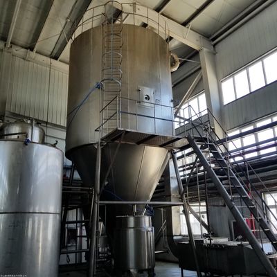 Mesin Pengering Semprot Bubuk Ragi Kimia AC380V AC220V Efisien Tinggi