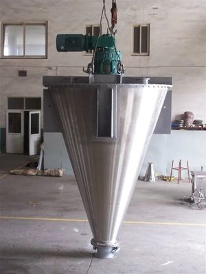 Pengering Vakum Kerucut 50Rpm-32Rpm, Blender Pengaduk Vakum Vertikal