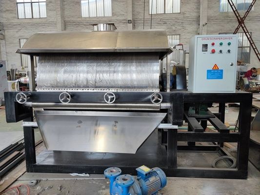 Pengering Rotary Drum Industri Dalam Industri Makanan Stainless Steel