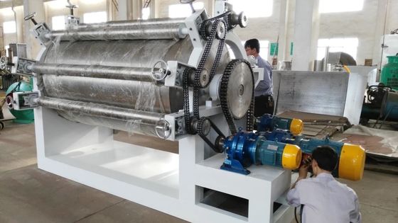 Mesin Pengering Tepung Jagung / Gandum 220V 380V Rotating Drum Dryer