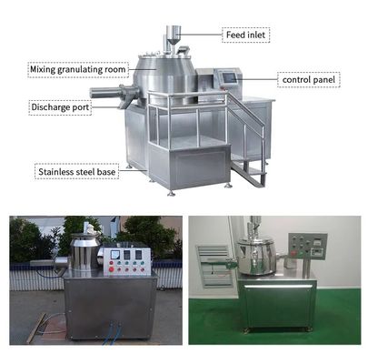 Granulator Mixer Geser Tinggi Granulasi Basah Granulator Pencampur Cepat