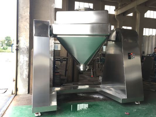 Mesin Mixer Industri Besar 1.5kw-22kw Square Cone Mixer Untuk Makanan / Bahan Kimia