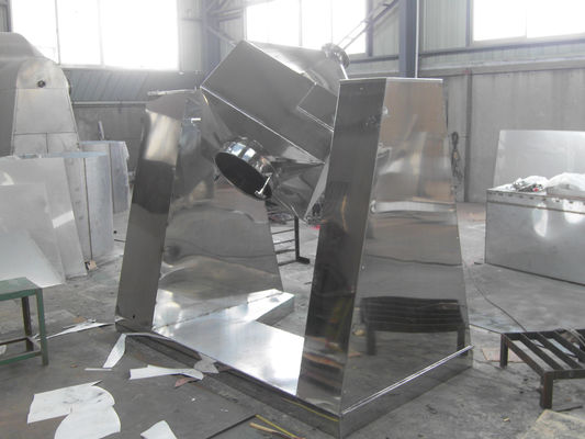 Mesin Mixer Industri Besar 1.5kw-22kw Square Cone Mixer Untuk Makanan / Bahan Kimia