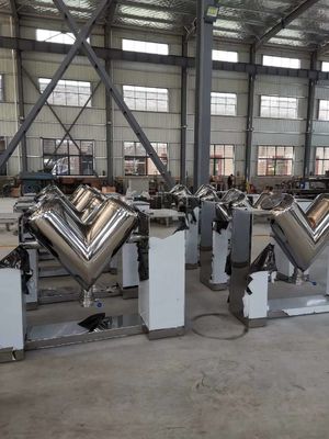 Mixer Bubuk Tipe V Premix, Mesin Pencampur Bubuk Deterjen 20r / Min