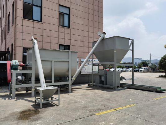 Mixer Blender Pita Horizontal WLDH 250L-10000L Blender Pita Helix Ganda