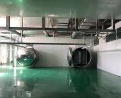 Mesin Pengering Beku Daging SUS304 30kg / Batch-5000kg / batch Pengering Sublimasi