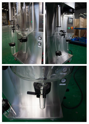 Stream Listrik Minyak Bahan Bakar Sumber Pemanasan Laboratorium Spray Dryer Disesuaikan CE / ISO
